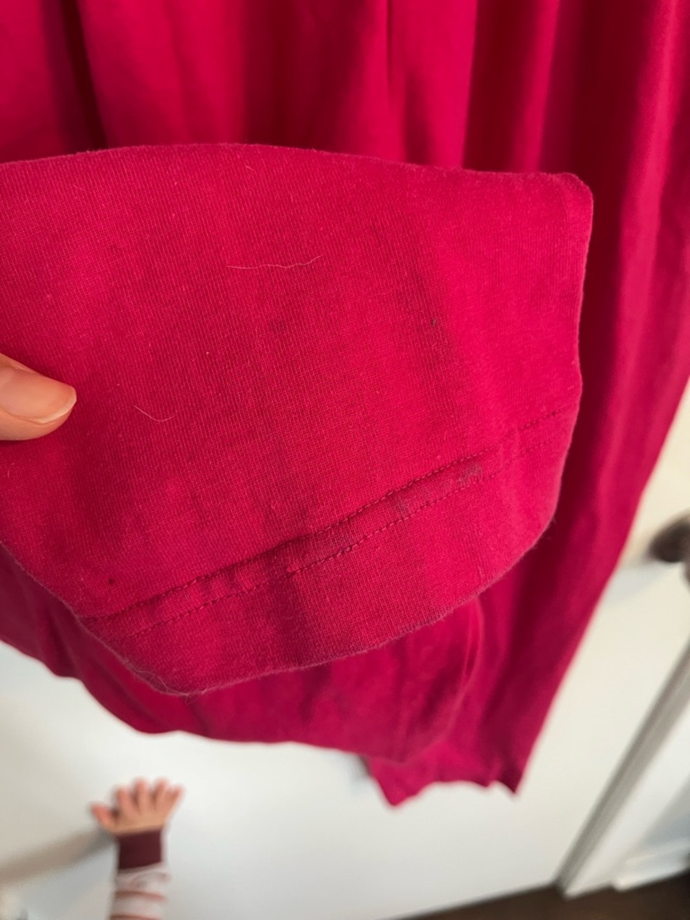 Vintage Magenta Jumpsuit with Gold Coin Buttons elastic waist pink pockets - Picture 6 of 10